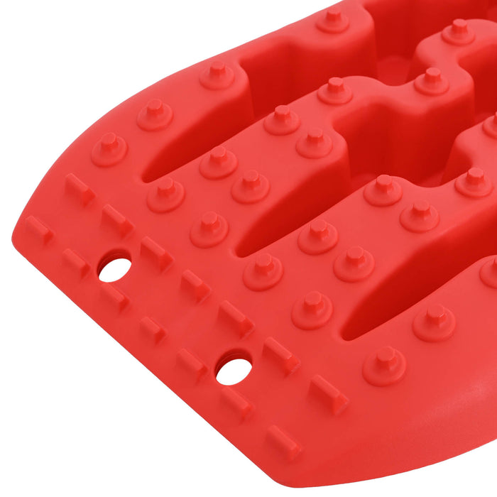 Placă de tracțiune 2 pcs Roșu 106 x 30,5 x 7 cm Nailon întărit WALTI