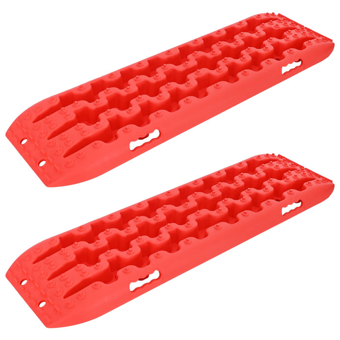 Placă de tracțiune 2 pcs Roșu 106 x 30,5 x 7 cm Nailon întărit WALTI
