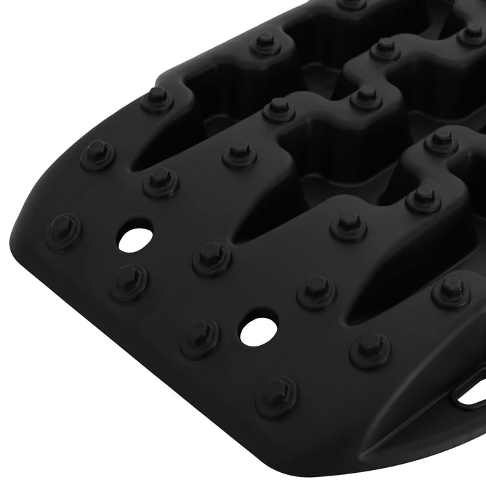 Placă de tracțiune 2 pcs Negru 57,5x30,5x5,5 cm Nailon întărit WALTI