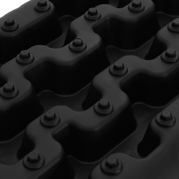 Placă de tracțiune 2 pcs Negru 57,5x30,5x5,5 cm Nailon întărit WALTI