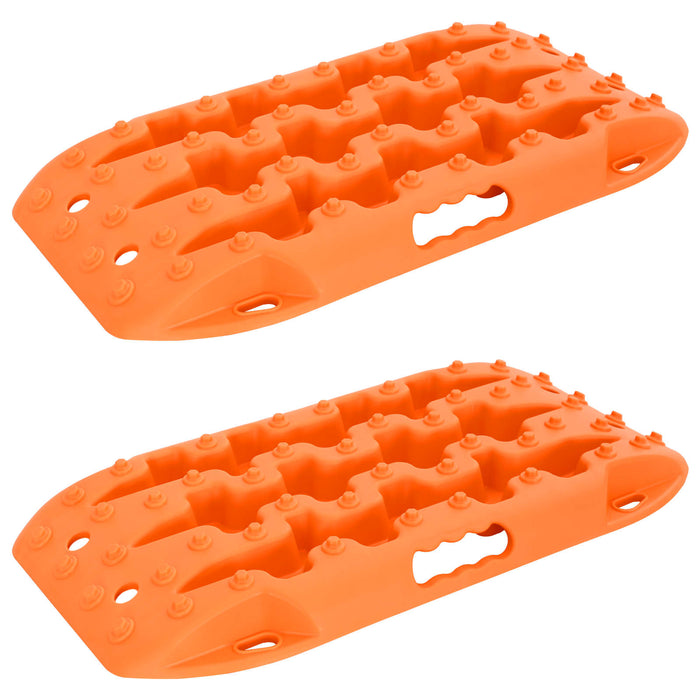Placă de tracțiune 2 pcs Portocaliu 57,5x30,5x5,5 cm WALTI