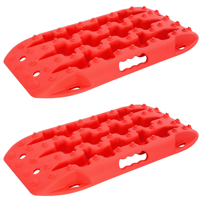 Placă de tracțiune 2 pcs Roșu 57,5 x 30,5 x 5,5 cm WALTI