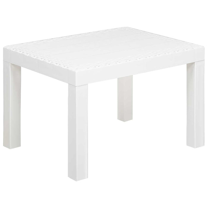 Set de lounge cu pernă 3 pcs Alb PP - WALTI WALTI