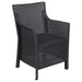 Set de lounge cu pernă 3 pcs Antracit PP - WALTI WALTI