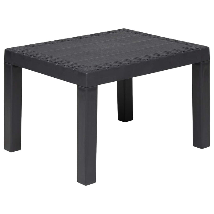 Set de lounge cu pernă 3 pcs Antracit PP - WALTI WALTI