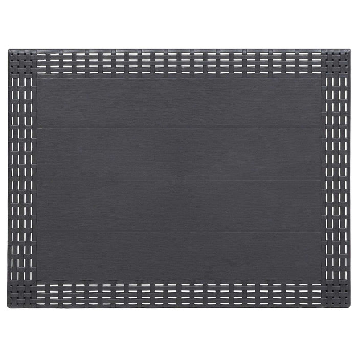 Set de lounge cu pernă 3 pcs Antracit PP - WALTI WALTI