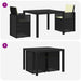 Set de masă pentru grădină cu pernă 3 pcs Antracit și crem PP - WALTI WALTI