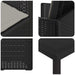 Set de masă pentru grădină 5 pcs Antracit, Gri deschis PP - WALTI WALTI