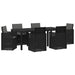 Set de masă pentru grădină cu pernă 7 pcs Antracit PP - WALTI WALTI