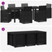 Set de masă pentru grădină cu pernă 7 pcs Antracit PP - WALTI WALTI
