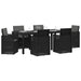 Set de masă pentru grădină cu pernă 7 pcs Antracit PP - WALTI WALTI