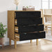 Comodă cu sertare cu sertar OTTA Negru 76,5 x 39,5 x 90 cm - WALTI WALTI