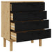 Comodă cu sertare cu sertar OTTA Negru 76,5 x 39,5 x 90 cm - WALTI WALTI