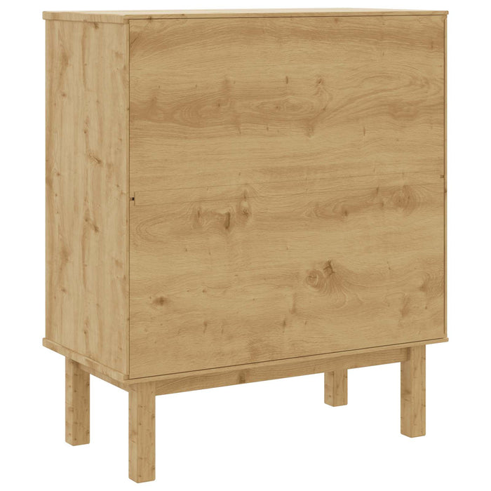 Comodă cu sertare cu sertar OTTA Negru 76,5 x 39,5 x 90 cm - WALTI WALTI