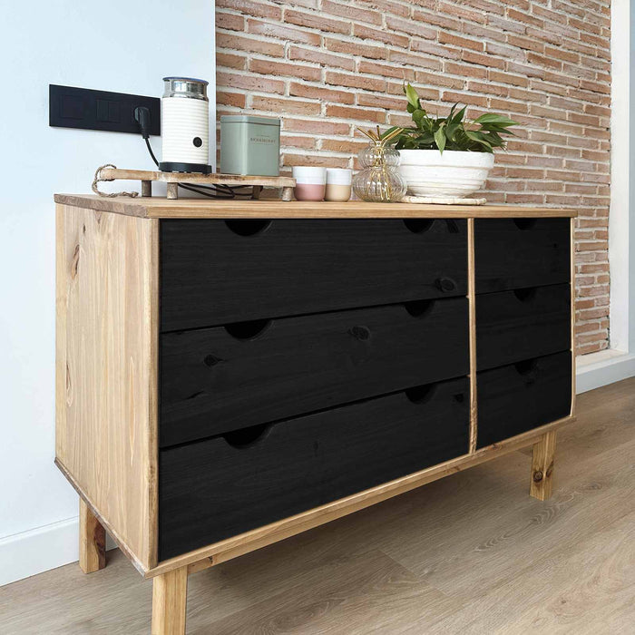Dulap cu sertare cu sertar OTTA Negru 111 x 43 x 73,5 cm - WALTI WALTI