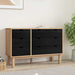 Dulap cu sertare cu sertar OTTA Negru 111 x 43 x 73,5 cm - WALTI WALTI