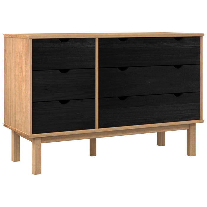 Dulap cu sertare cu sertar OTTA Negru 111 x 43 x 73,5 cm - WALTI WALTI