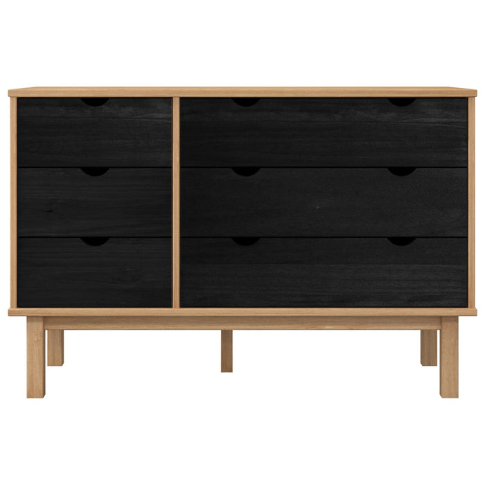 Dulap cu sertare cu sertar OTTA Negru 111 x 43 x 73,5 cm - WALTI WALTI