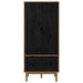 Dulap cu sertar OTTA Negru 76,5 x 53 x 172 cm Lemn masiv de pin - WALTI WALTI