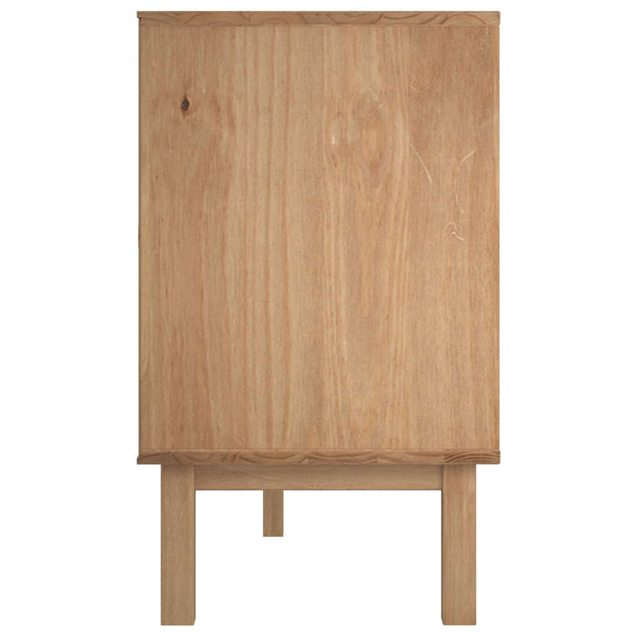 Bufet OTTA Negru 113,5 x 43 x 73 cm Lemn masiv de pin - WALTI WALTI