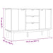 Bufet OTTA Negru 113,5 x 43 x 73 cm Lemn masiv de pin - WALTI WALTI