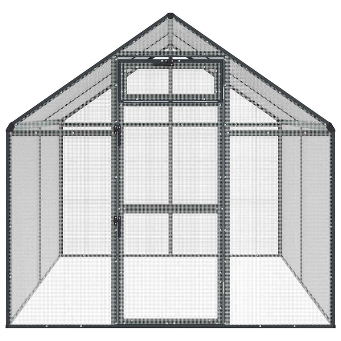 Cușcă pentru păsări Antracit 181,5 x 221 x 173,5 cm - WALTI WALTI