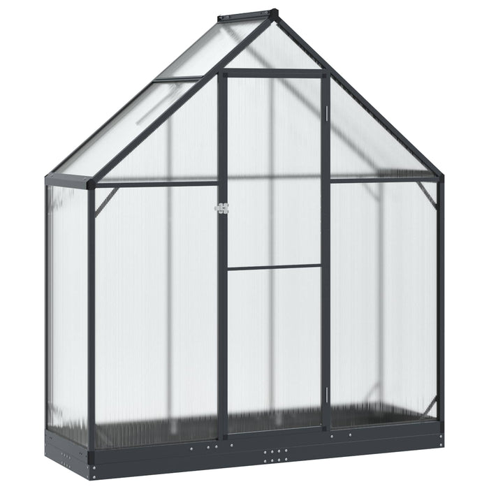 Seră de grădină cu ușă Antracit 183,5 x 63,5 x 207 cm - WALTI WALTI