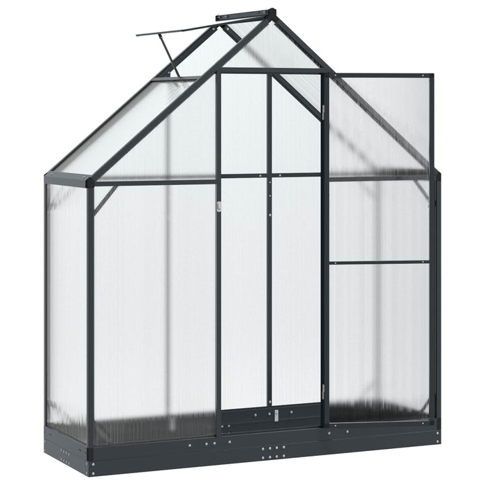 Seră de grădină cu ușă Antracit 183,5 x 63,5 x 207 cm - WALTI WALTI