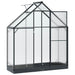 Seră de grădină cu ușă Antracit 183,5 x 63,5 x 207 cm - WALTI WALTI