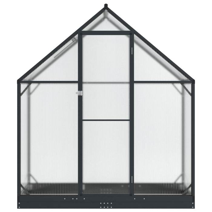 Seră de grădină cu ușă Antracit 183,5 x 63,5 x 207 cm - WALTI WALTI