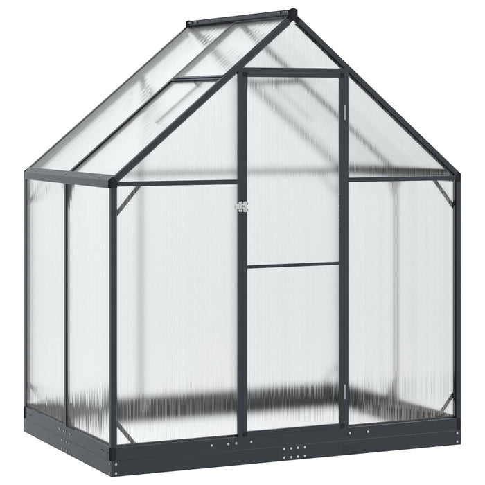 Seră de grădină cu ușă cu blocare Antracit 183,5 x 123 x 207 cm - WALTI WALTI