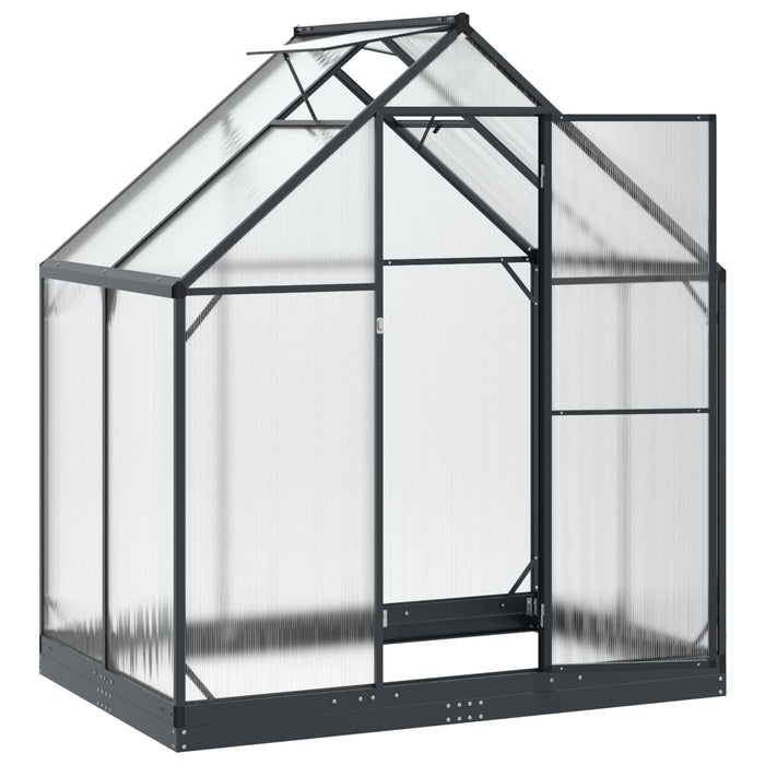 Seră de grădină cu ușă cu blocare Antracit 183,5 x 123 x 207 cm - WALTI WALTI
