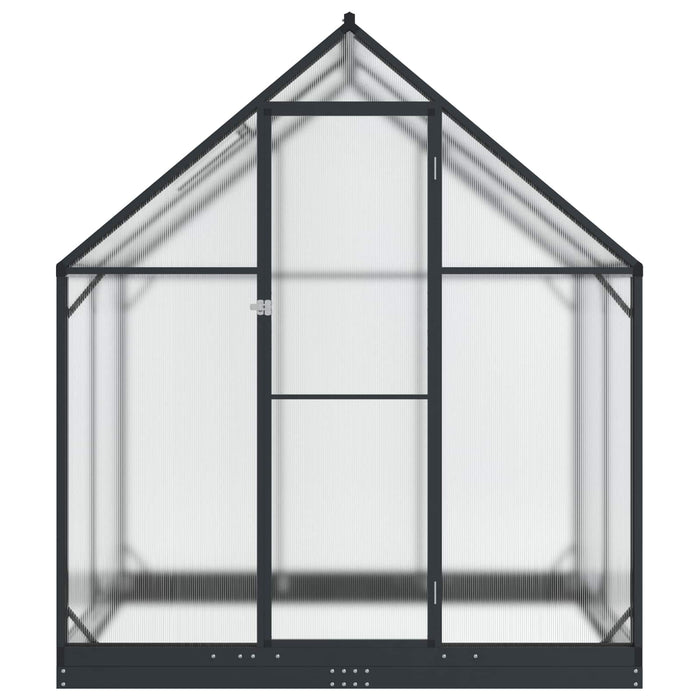 Seră de grădină cu ușă cu blocare Antracit 183,5 x 123 x 207 cm - WALTI WALTI