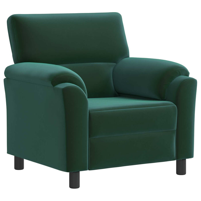 Set de canapea 2 pcs Verde închis Catifea WALTI
