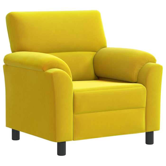 Set de canapea 2 pcs Galben Catifea WALTI