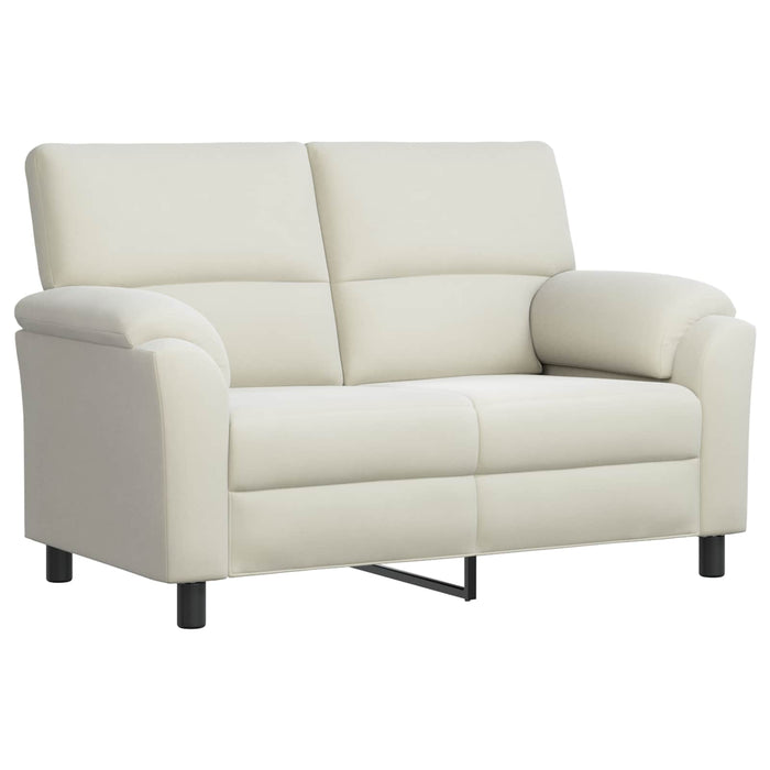 Set de canapea 2 pcs Crem Catifea WALTI