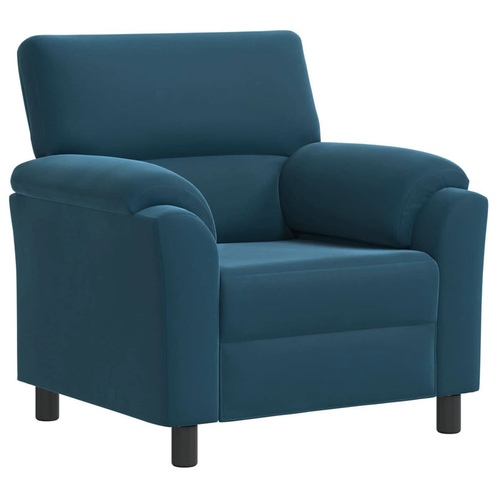 Set de canapea 2 pcs albastru Catifea WALTI