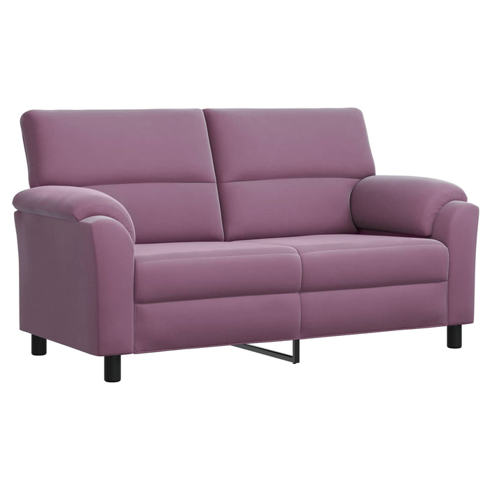 Set de canapea 2 pcs Violet Catifea WALTI