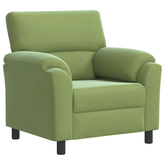 Set de canapea 2 pcs Verde deschis Catifea WALTI