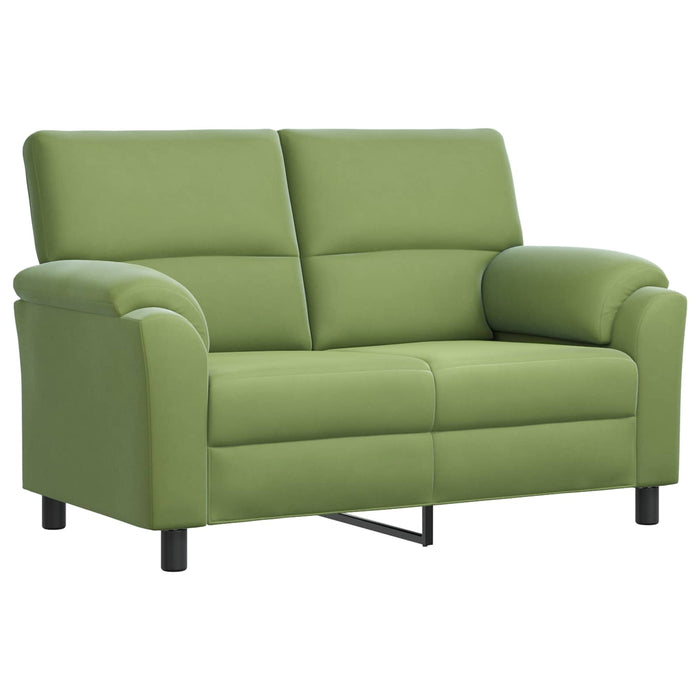 Set de canapea 3 pcs Verde deschis Catifea WALTI