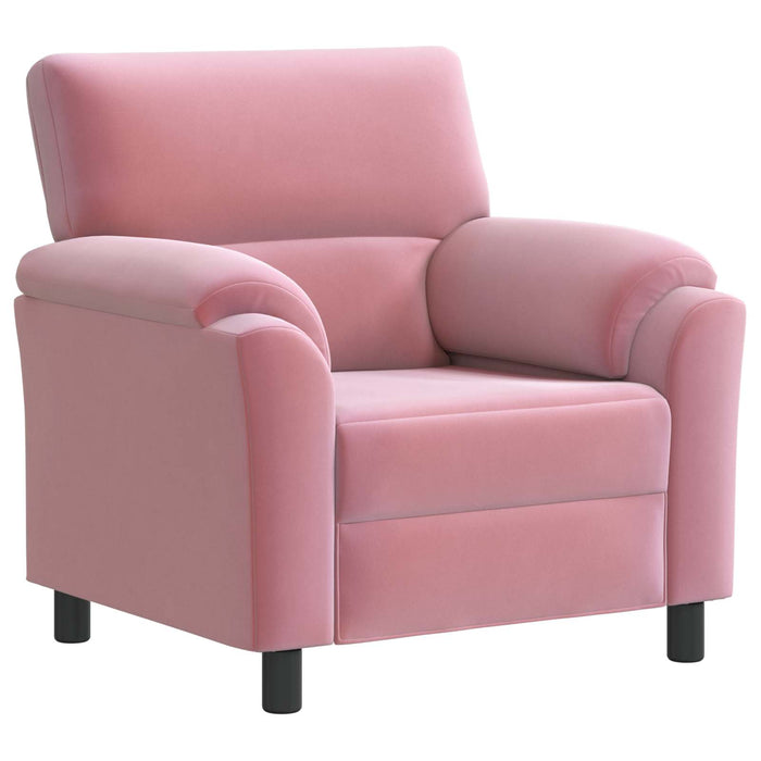 Set de canapea 3 pcs Roz Catifea WALTI