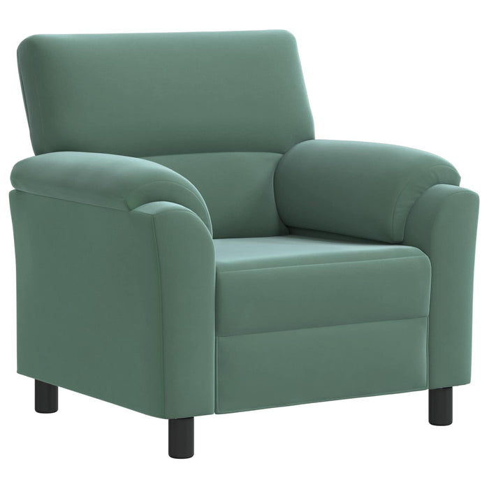 Set de canapea 3 pcs Verde Mării Catifea WALTI