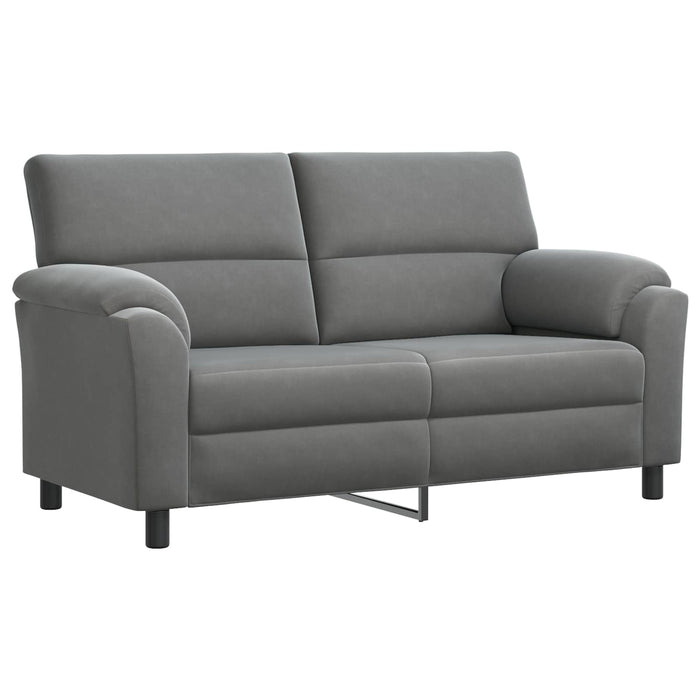 Set de canapea 3 pcs Gri închis Catifea WALTI