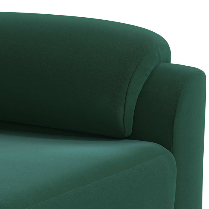 Set de canapea 3 pcs Verde închis Catifea WALTI