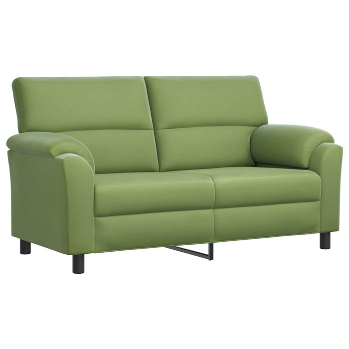 Set de canapea 3 pcs Verde deschis Catifea WALTI