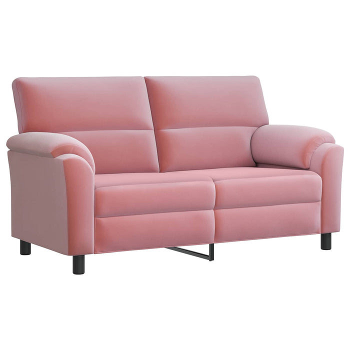 Set de canapea 3 pcs Roz Catifea WALTI