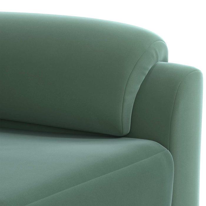 Set de canapea 3 pcs Verde Mării Catifea WALTI
