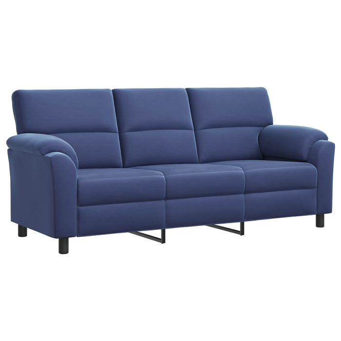 Set de canapea 3 pcs Albastru Poliție Catifea WALTI