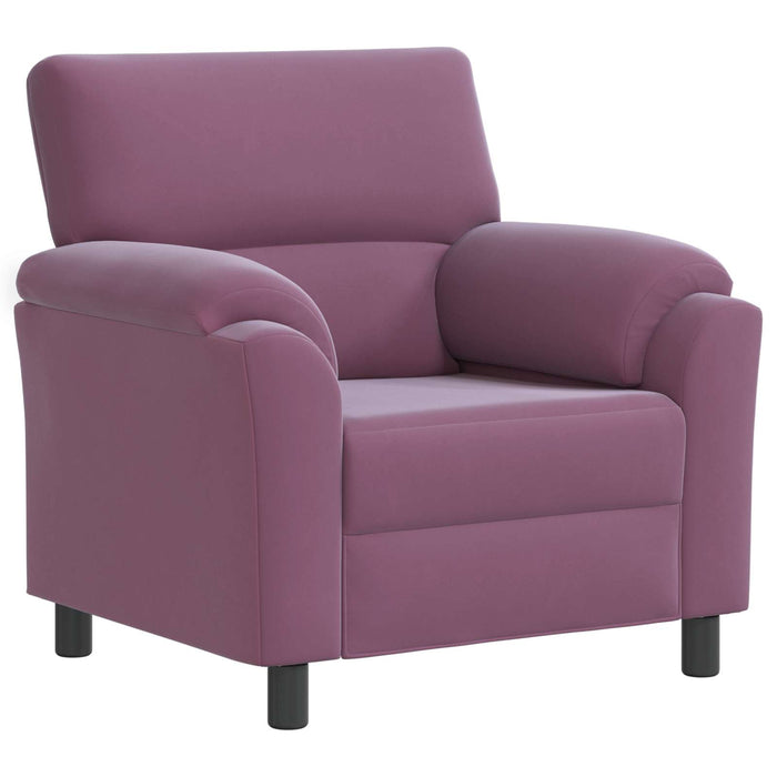Set de canapea 3 pcs Violet Catifea WALTI