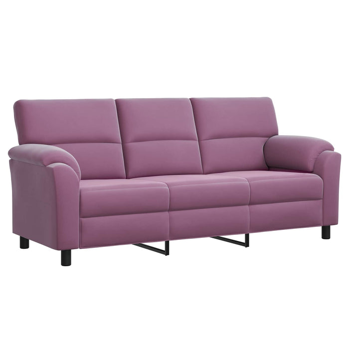 Set de canapea 3 pcs Violet Catifea WALTI